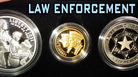 Law Enforcement In Gold, Silver & Clad! Honor Our Police