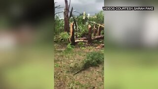 Damage after Gaylord tornado