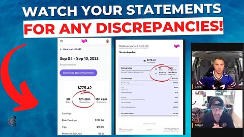 Watch For Discrepancies On Lyft & Uber Weekly Statements