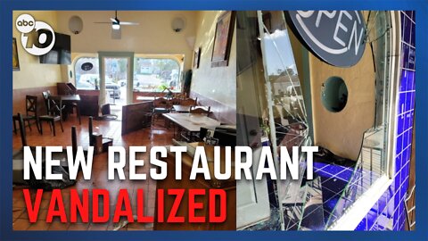 Vandal targets just-opened, family-owned restaurant in Vista