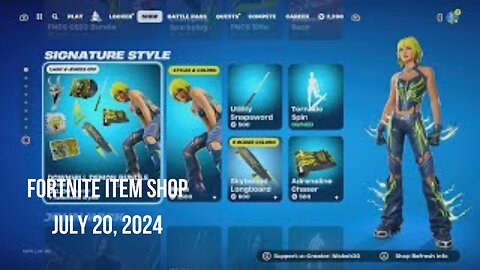 Fortnite Item Shop|July 20, 2024