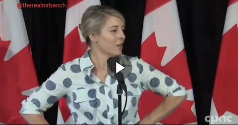 Canadian Minister of Foreign Affairs Melanie Joly says prices in Canada are high due to "anxiety"