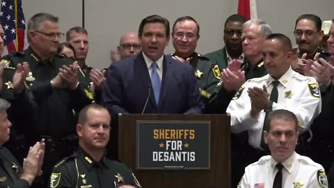 Florida Gov. Ron DeSantis holds news conference in Jacksonville