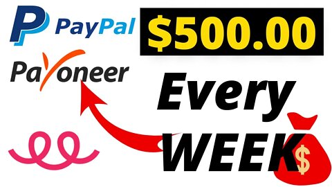 Make Money Online | Earn $500 Every Week (earn Payoneer money Money)