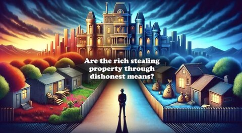 Are the Rich Stealing Property Through Dishonest Means? Part 2