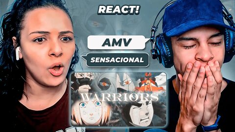 NARUTO - [AMV] - WARRIORS | [React em Casal] 🔥