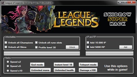 League Of Legends Hack Cheat Script Update 2022