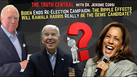 Biden Ends Re-Election Campaign: The Ripple Effects; Will Harris Really be the Dems' Candidate?