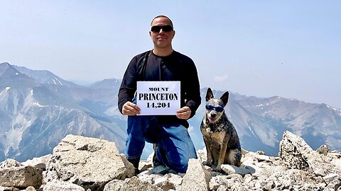 Mount Princeton 14er Hike & 4X4 Road Colorado Amazing Fourteener with Zippy Blue Heeler!