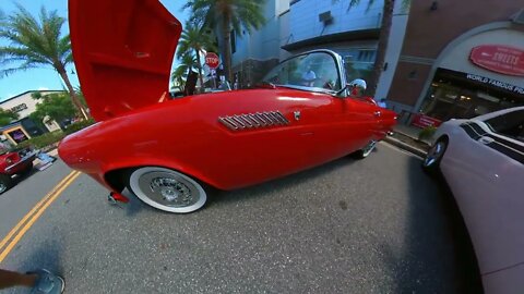 56 Ford T Bird - Promenade at Sunset Walk - Kissimmee, Florida #promenadewalk