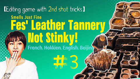 Language Challenge #3 Fes' Leather Tannery Smells Just Fine, Not Stinky!