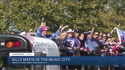 Bills Mafia takes over Nashville ahead of MNF matchup