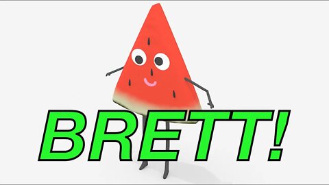 Happy Birthday BRETT! - WATERMELON Birthday Song