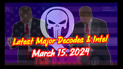 Major Decode - Q Drops 3.15.2024 > Scare Event