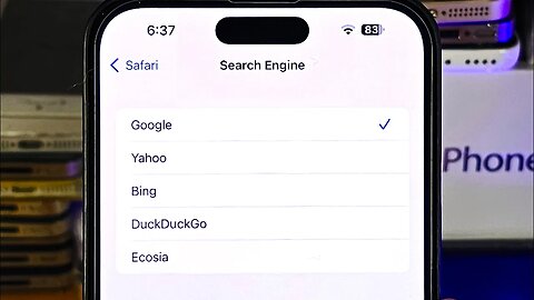 How To Change the Default Search Engine on iPhone (Safari)