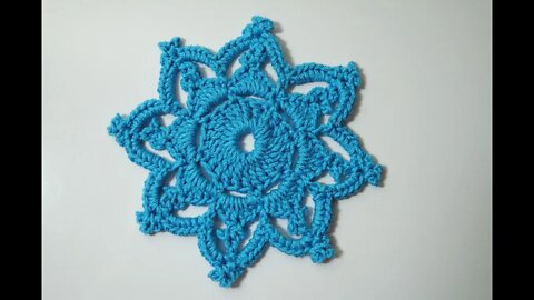 How to crochet star coaster short tutorial by marifu6a