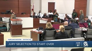 Jury selection to start over in Parkland shooter's sentencing