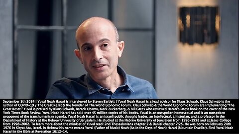 Yuval Noah Harari | "One of the Easiest Jobs to Automate Is the Priesthood of Certain Religions Because You Just Need to Repeat the Same Texts And Gestures Again And Again In Specific Situations." - September 5th 2024