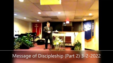 Message of Discipleship (Part 2)