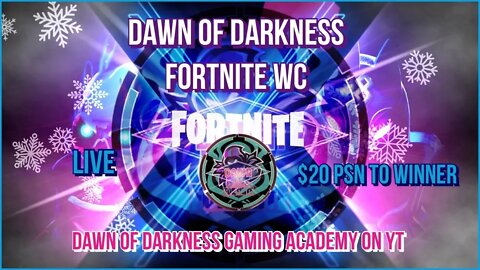 Fortnite WC Tournament Live $20 Prize