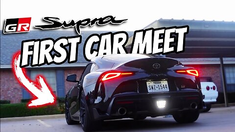 MY FIRST CAR meet in a MANUAL GR SUPRA!