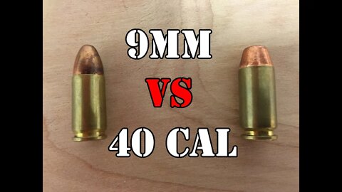 9mm vs 40 caliber... Head to Head