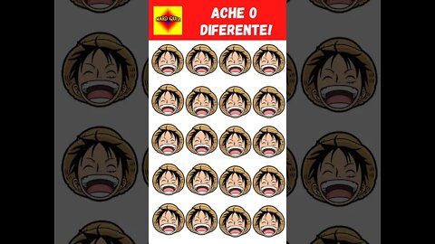 ACHE O EMOJI DIFERENTE DO LUFFY 💥 QUIZ ANIME ONE PIECE