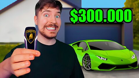 How you can win $300.00 A Lamborghini from MrBeast