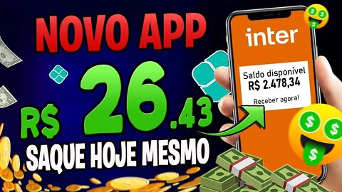 [SAQUE HOJE✅] NOVO APP para GANHAR DINHEIRO via PIX Jogando 💸 App Pagando na Hora