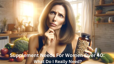 Supplement Needs For Women Over 40: What Do I Really Need?