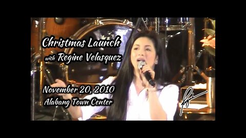 Regine Velasquez - Halo / The Only Exception (Alabang Town Center) November 20, 2010