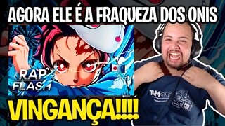 REACT Rap do Tanjiro (Kimetsu no Yaiba) - A FRAQUEZA DOS ONIS // Flash Beats (Prod. Dylan Beats)