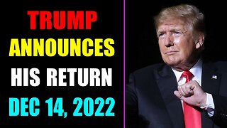 TRUMP ANNOUNCES HIS RETURN! AMERICA'S COMEBACK STARTS RIGHT NOW