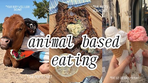 Animal Based Eating- What I Eat In A Week