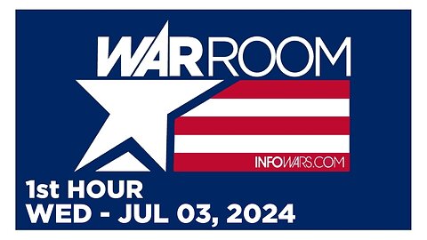 WAR ROOM [1 of 3] Wednesday 7/3/24 • KYLE SERAPHIN - NEW ANALYSIS OF J6 PIPE BOMBS STORY • Infowars