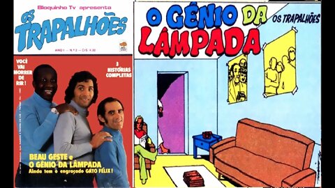 OS TRAPALHÕES O GENIO DA LAMPADA#museudogibi #quadrinhos #comics #manga