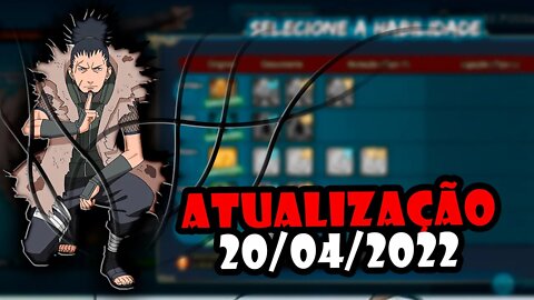 Atualização do Servidor dia 21/04/2022 Atualização MEME sim ou não? #NarutoOnline #Atualização