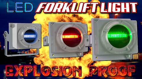 Forklift Safety LED Light - Workplace Safety Light for Industrial Use