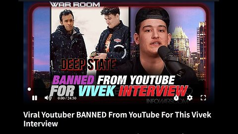 Viral Youtuber BANNED From YouTube For This Vivek Interview