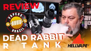 Hellvape Dead Rabbit R Tank - Um RBA em Corpo de RTA - Review PTBR