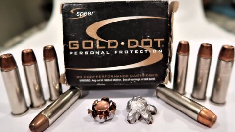 Speer Gold Dot .357 Magnum EXPANSION TEST