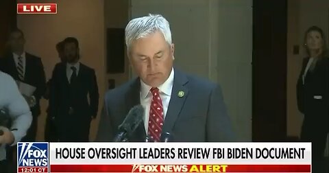 : House Oversight Chair James Comer confirms FD1023 form proves Biden criminal bribery scheme