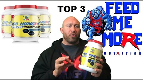 Ryback Top 3 Feed Me More Nutrition Suplements