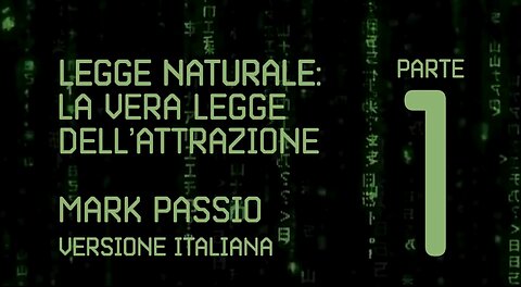 Legge Naturale-La vera Legge dell’Attrazione PARTE 1 (Doppiaggio ITA)