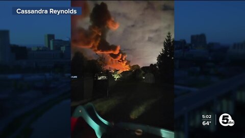 Large fire breaks out at Lake County chemical plant