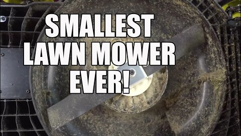 Tiny Small Cordless Mower Available at Home Depot