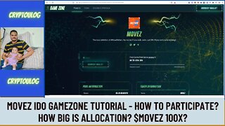 Movez IDO Gamezone Tutorial - How To Participate? How Big Is Allocation? $MOVEZ 100X?