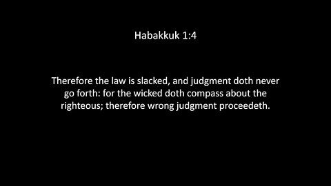 Habakkuk Chapter 1