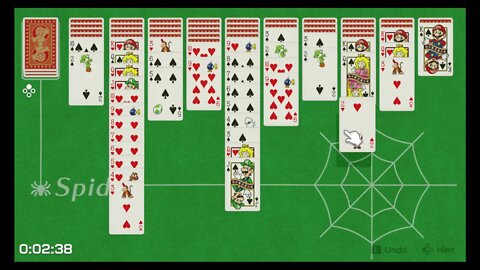 Clubhouse Games: 51 Worldwide Classics (Switch) - Game #51: Spider Solitaire (All Games Mastered!)