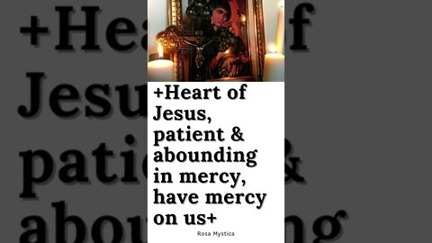 Heart of Jesus, patient & abounding in mercy, have mercy on us #SHORTS